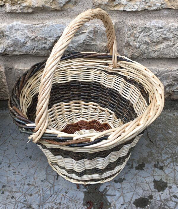panier bicolore vanille-chocolat